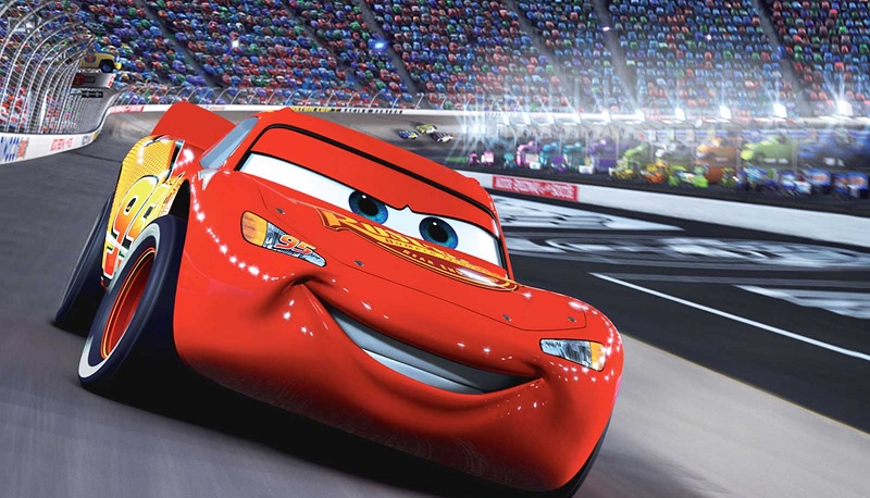 The Great Movie Car Race and the Cars Racing
